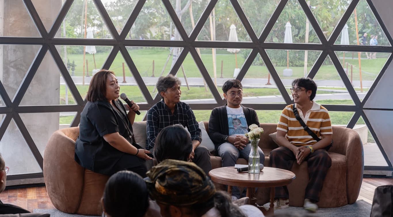 Visitors attending a public programme at Nuanu Creative City